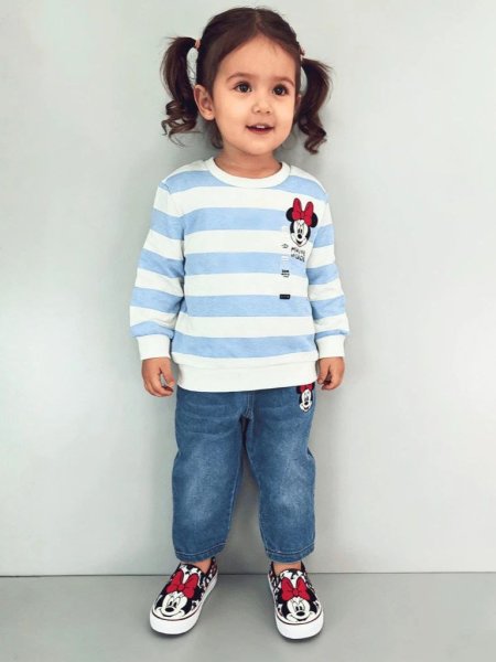 طقم بناتي قطعتين بيبي و اطفال من Kiabi