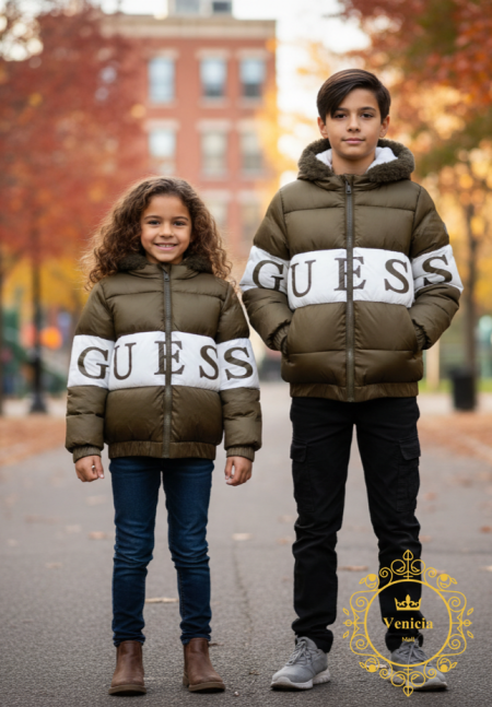 جاكيت Guess واتربروف مبطن فليز حراري