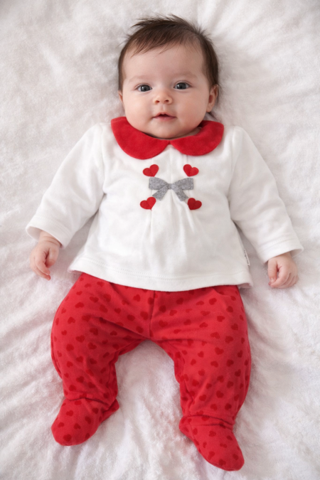 طقم مخمل ايطالي بيبي