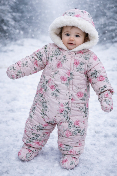 بف Chicco بناتي واتر بروف ومبطن فليز حراري