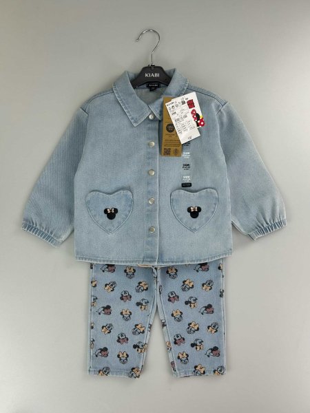 طقم جينز ميني ماوس