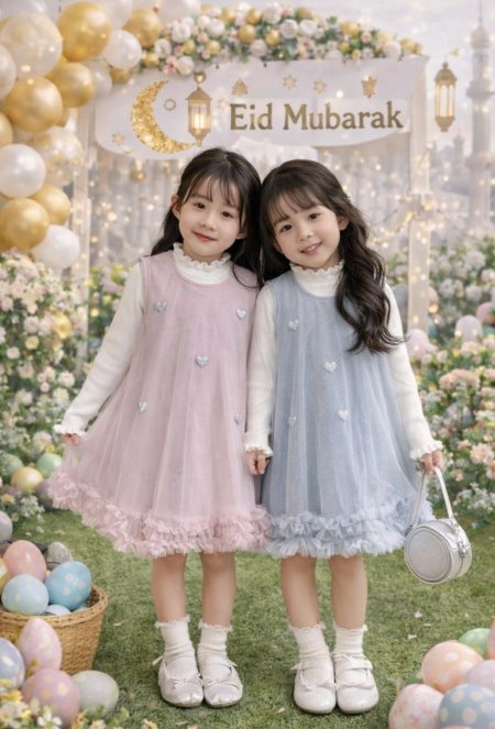 طقم فستان وبلوزة (اميرة العيد)