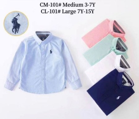قميص POLO كتان سادة