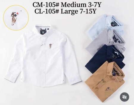 قميص POLO شعار ملون