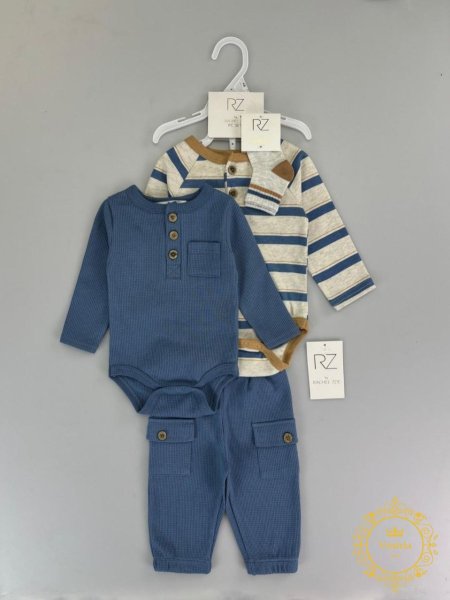 طقم بيبي ولادي مع اضافات (نظارة او طاقية او جرابات)