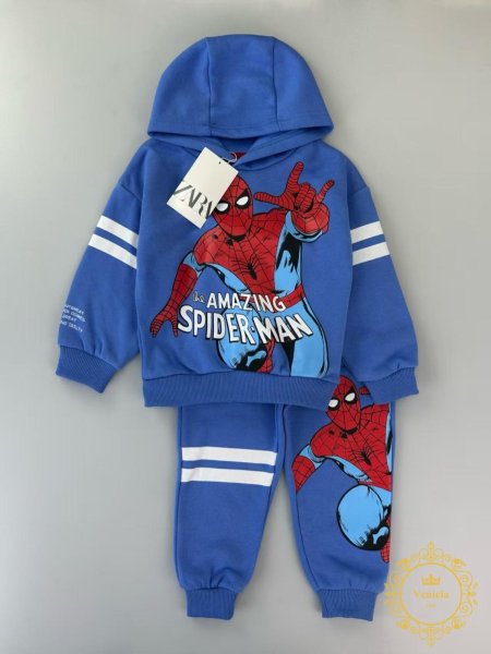 بدلة Zara فوتر مصوف (spiderman & others) Marvel