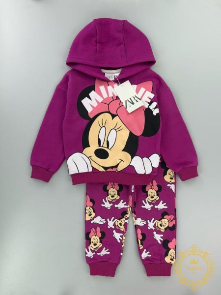 بدلة Zara فوتر مصوف Minnie mouse