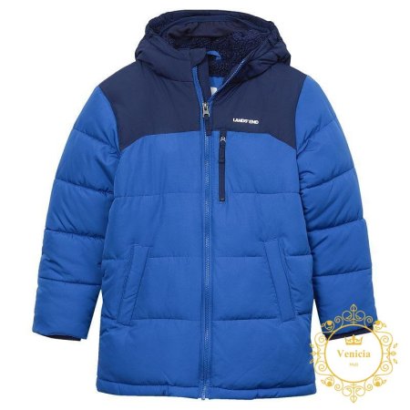 من Land's End جاكيت واتربروف مبطن حراري