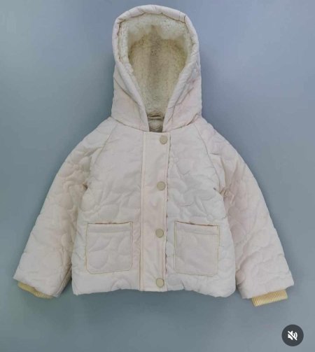 جاكيت بيبي بناتي واتربروف مبطن فرو
