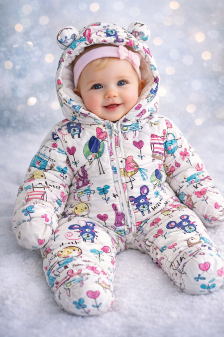 بف بيبي بناتي واتربروف مبطن فليز حراري